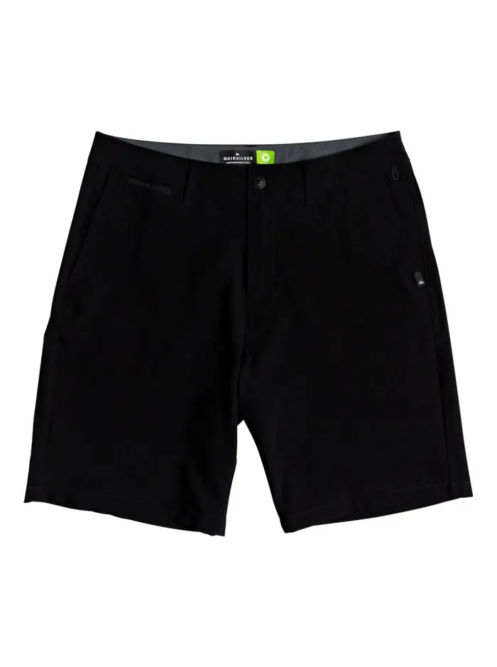Men Quiksilver Boardshorts Union Amphibian 20034 Hybrid Shorts Black