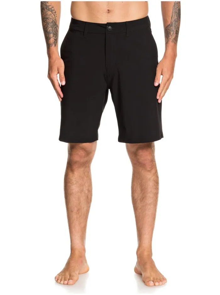 Men Quiksilver Boardshorts Union Amphibian 20034 Hybrid Shorts Black Men Quiksilver Boardshorts Union Amphibian 20034 Hybrid Shorts Black