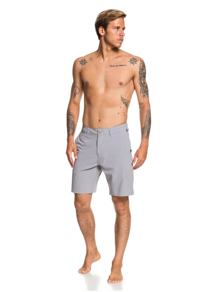 Men Quiksilver Boardshorts Union Amphibian 20034 Hybrid Shorts Sleet Men Quiksilver Boardshorts Union Amphibian 20034 Hybrid Shorts Sleet