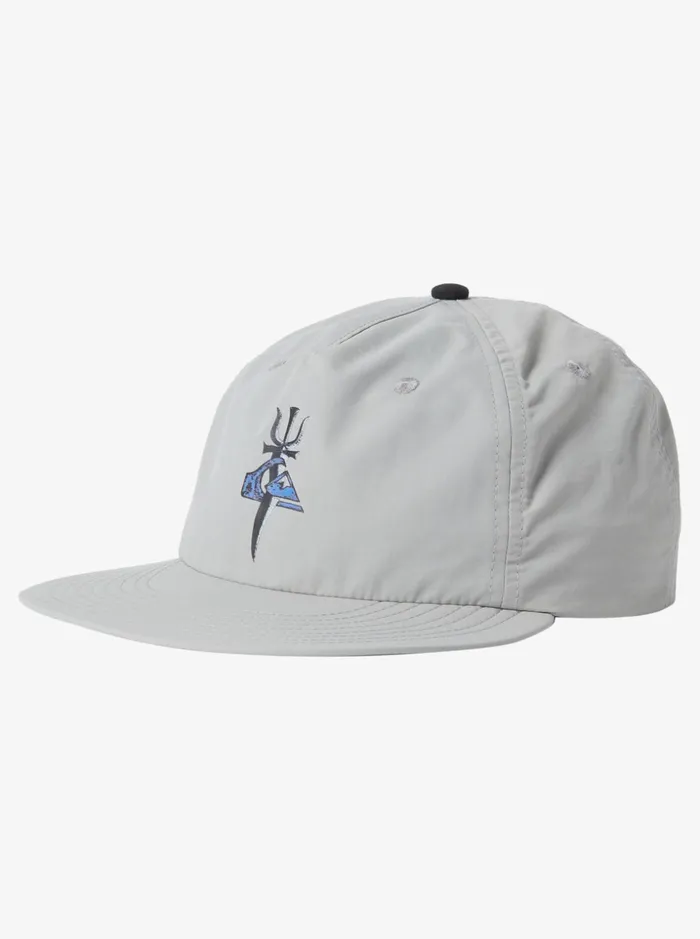 Men Quiksilver Hats Dagger Of Fortune Snapback Hat Grey Violet