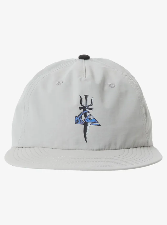 Men Quiksilver Hats Dagger Of Fortune Snapback Hat Grey Violet Men Quiksilver Hats Dagger Of Fortune Snapback Hat Grey Violet