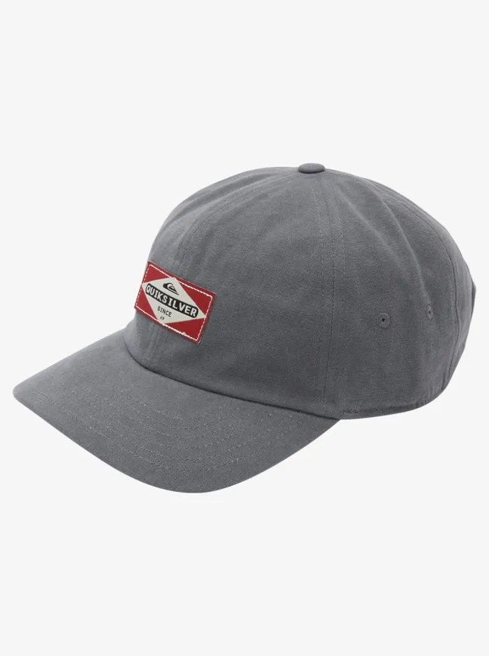 Men Quiksilver Hats Highest Peak Trucker Hat Iron Gate