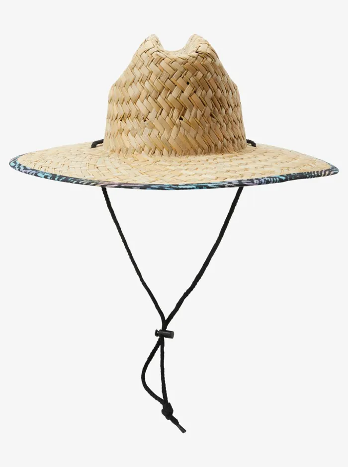 Men Quiksilver Hats Outsider Straw Lifeguard Hat River Blue Men Quiksilver Hats Outsider Straw Lifeguard Hat River Blue