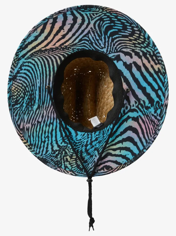 Men Quiksilver Hats Outsider Straw Lifeguard Hat River Blue Men Quiksilver Hats Outsider Straw Lifeguard Hat River Blue