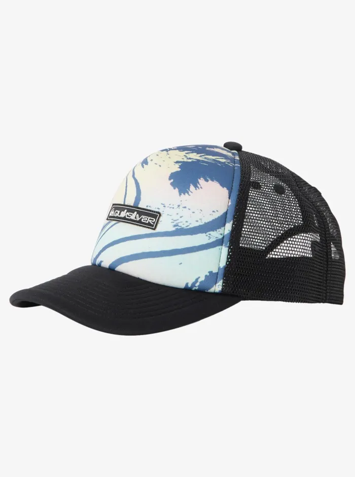 Men Quiksilver Hats Vulture Coop Trucker Hat Black