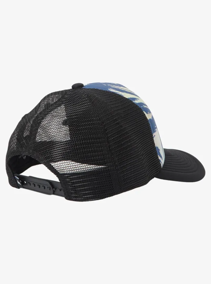 Men Quiksilver Hats Vulture Coop Trucker Hat Black Men Quiksilver Hats Vulture Coop Trucker Hat Black