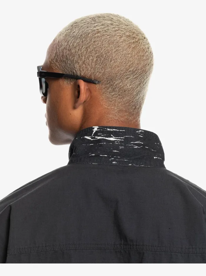 Men Quiksilver Jackets Quiksilver X Stranger Things Upside Down Jacket Black Men Quiksilver Jackets Quiksilver X Stranger Things Upside Down Jacket Black