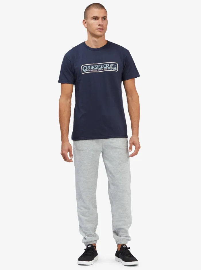 Men Quiksilver Pants Essentials Sweatpants Light Grey Heather Men Quiksilver Pants Essentials Sweatpants Light Grey Heather