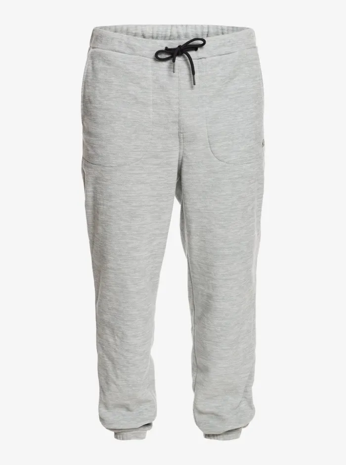 Men Quiksilver Pants Essentials Sweatpants Light Grey Heather Men Quiksilver Pants Essentials Sweatpants Light Grey Heather