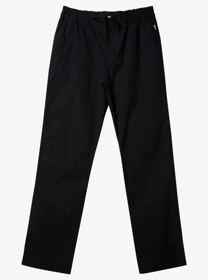 Men Quiksilver Pants Waterman After Surf Pants Black