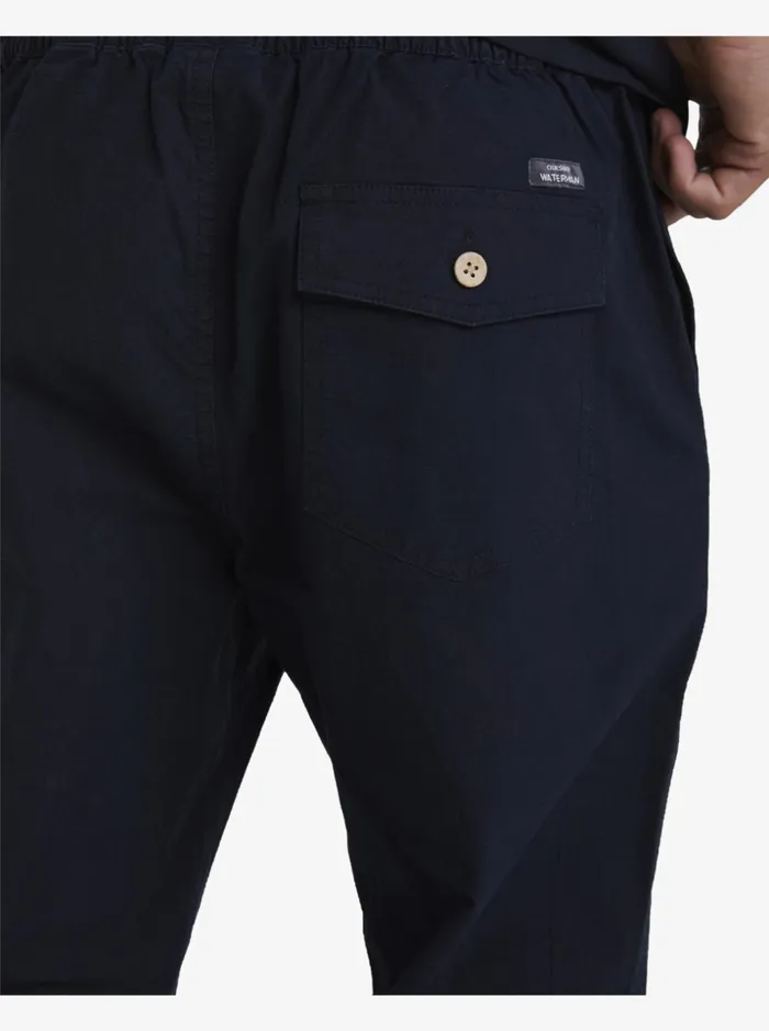 Men Quiksilver Pants Waterman After Surf Pants Black Men Quiksilver Pants Waterman After Surf Pants Black