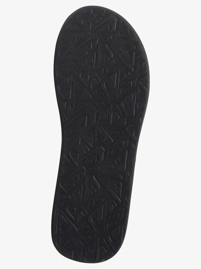 Men Quiksilver Sandals Carver Print Sandals Blackblackblue Men Quiksilver Sandals Carver Print Sandals Blackblackblue