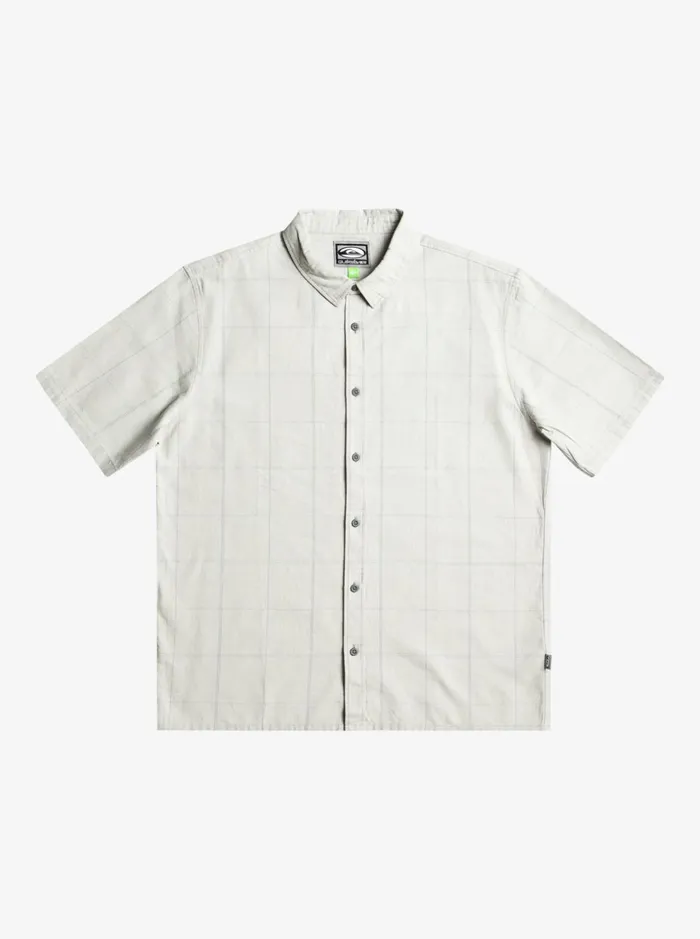 Men Quiksilver Shirts and Polos Authentic Influenced Short Sleeve Shirt Grey Violet Authentic Men Quiksilver Shirts and Polos Authentic Influenced Short Sleeve Shirt Grey Violet Authentic