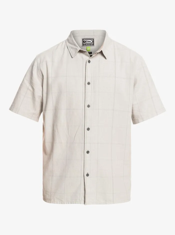 Men Quiksilver Shirts and Polos Authentic Influenced Short Sleeve Shirt Grey Violet Authentic Men Quiksilver Shirts and Polos Authentic Influenced Short Sleeve Shirt Grey Violet Authentic