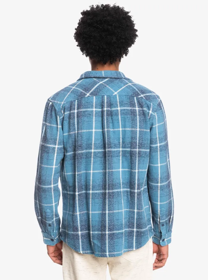 Men Quiksilver Shirts and Polos Carnbee Long Sleeve Flannel Shirt Insignia Blue Carnbee Men Quiksilver Shirts and Polos Carnbee Long Sleeve Flannel Shirt Insignia Blue Carnbee
