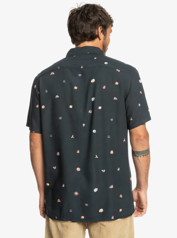 Men Quiksilver Shirts and Polos Minimark Short Sleeve Shirt Tarmac Minimark Men Quiksilver Shirts and Polos Minimark Short Sleeve Shirt Tarmac Minimark