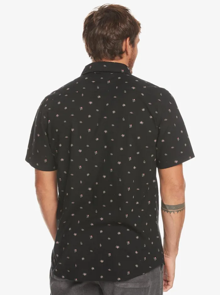 Men Quiksilver Shirts and Polos Minimo Short Sleeve Shirt Black Minimo Men Quiksilver Shirts and Polos Minimo Short Sleeve Shirt Black Minimo