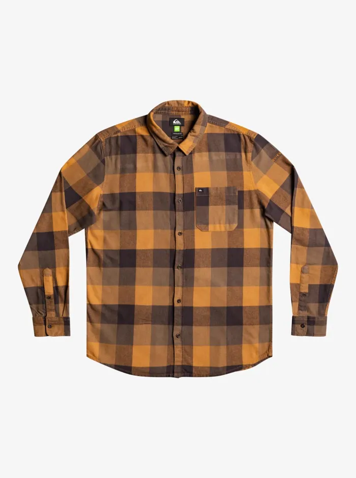 Men Quiksilver Shirts and Polos Motherfly Long Sleeve Flannel Shirt Brown Sugar Motherfly Men Quiksilver Shirts and Polos Motherfly Long Sleeve Flannel Shirt Brown Sugar Motherfly