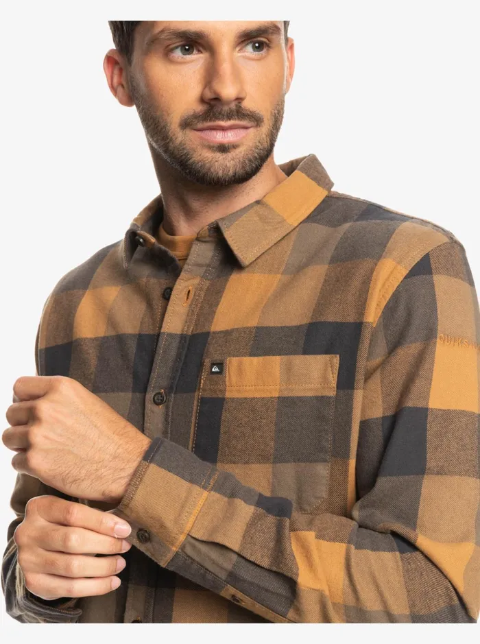 Men Quiksilver Shirts and Polos Motherfly Long Sleeve Flannel Shirt Brown Sugar Motherfly Men Quiksilver Shirts and Polos Motherfly Long Sleeve Flannel Shirt Brown Sugar Motherfly