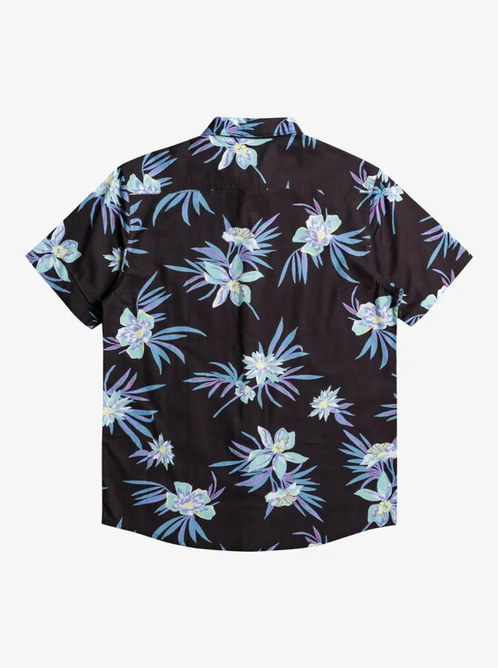Men Quiksilver Shirts and Polos New Bloom Short Sleeve Shirt Tarmac New Bloom Men Quiksilver Shirts and Polos New Bloom Short Sleeve Shirt Tarmac New Bloom