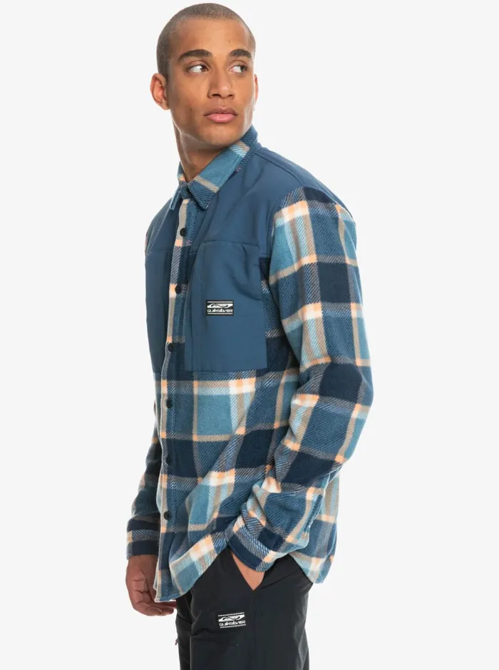 Men Quiksilver Shirts and Polos North Seas Long Sleeve Flannel Shirt Insignia Blue 2 North Seas Men Quiksilver Shirts and Polos North Seas Long Sleeve Flannel Shirt Insignia Blue 2 North Seas