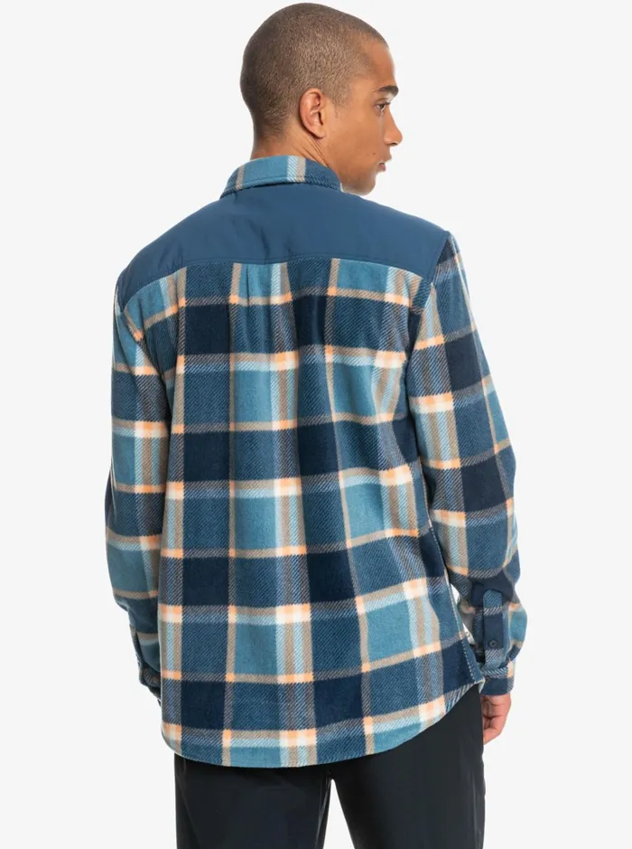 Men Quiksilver Shirts and Polos North Seas Long Sleeve Flannel Shirt Insignia Blue 2 North Seas Men Quiksilver Shirts and Polos North Seas Long Sleeve Flannel Shirt Insignia Blue 2 North Seas