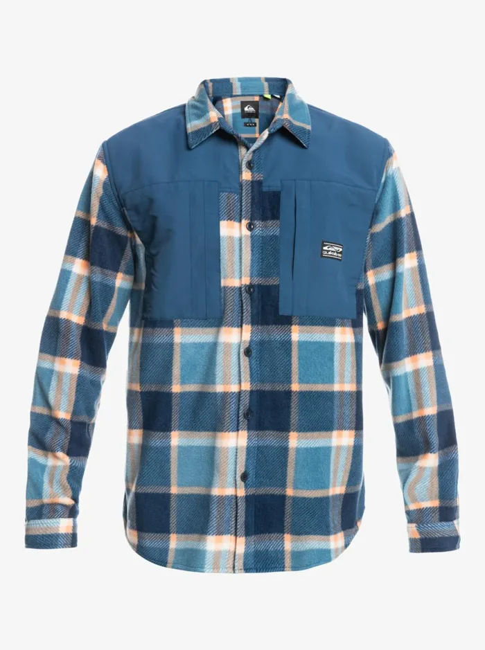 Men Quiksilver Shirts and Polos North Seas Long Sleeve Flannel Shirt Insignia Blue 2 North Seas Men Quiksilver Shirts and Polos North Seas Long Sleeve Flannel Shirt Insignia Blue 2 North Seas