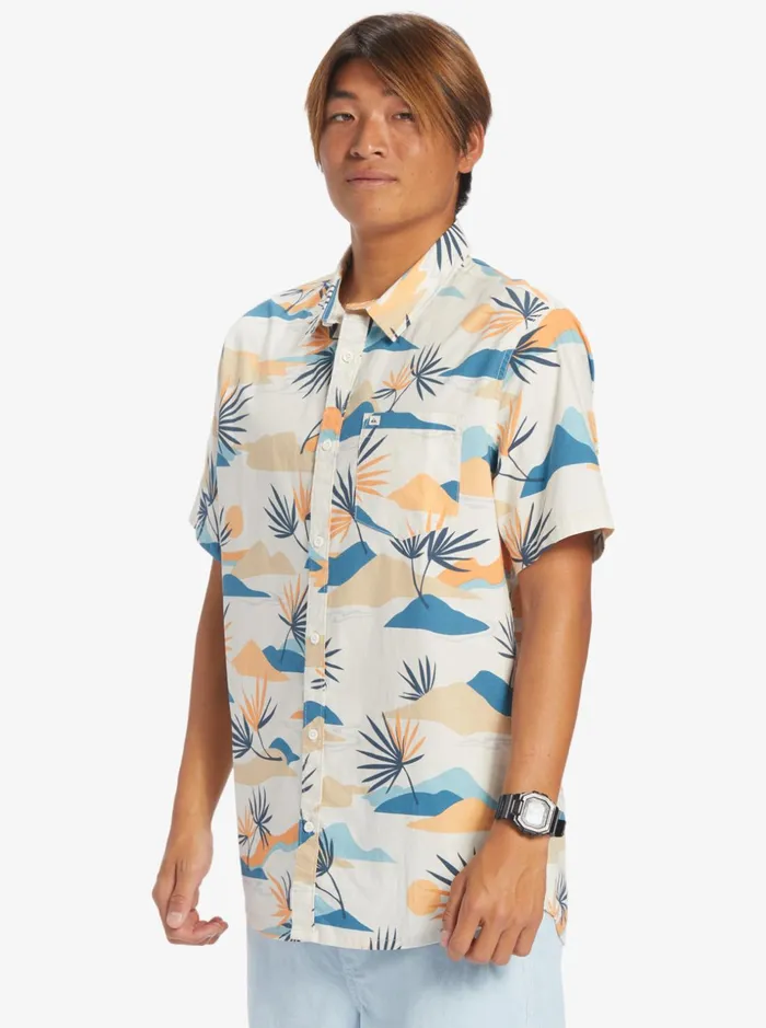 Men Quiksilver Shirts and Polos Slow Dazed Short Sleeve Shirt Birch Slow Daze Ss Men Quiksilver Shirts and Polos Slow Dazed Short Sleeve Shirt Birch Slow Daze Ss
