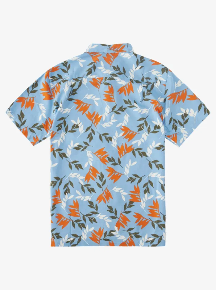 Men Quiksilver Shirts and Polos Waterman Country Sunset Hawaiian Shirt Dusk Blue Country Sunset Men Quiksilver Shirts and Polos Waterman Country Sunset Hawaiian Shirt Dusk Blue Country Sunset