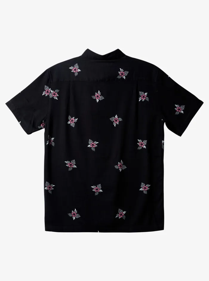 Men Quiksilver Shirts and Polos Waterman Small Pedals Short Sleeve Shirt Black Small Pedals Men Quiksilver Shirts and Polos Waterman Small Pedals Short Sleeve Shirt Black Small Pedals