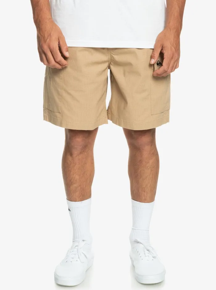 Men Quiksilver Shorts and Amphibians Cargo Taxer Elastic Waist 19034 Shorts Plage Men Quiksilver Shorts and Amphibians Cargo Taxer Elastic Waist 19034 Shorts Plage