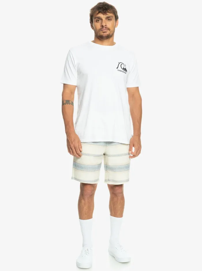 Men Quiksilver Shorts and Amphibians Great Otway Sweat Shorts Bering Sea Otway Stripe Men Quiksilver Shorts and Amphibians Great Otway Sweat Shorts Bering Sea Otway Stripe