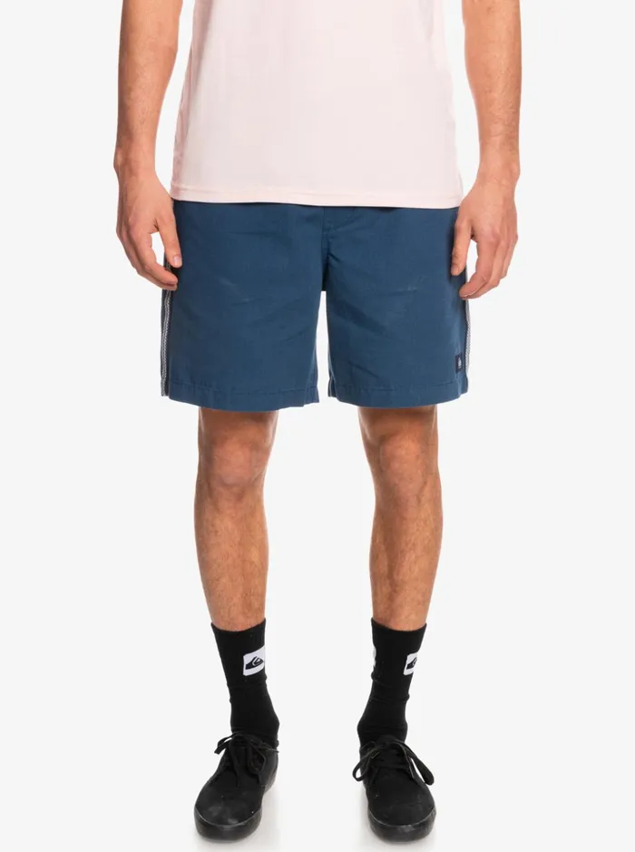Men Quiksilver Shorts and Amphibians Taped Taxer 185034 Shorts Insignia Blue Men Quiksilver Shorts and Amphibians Taped Taxer 185034 Shorts Insignia Blue