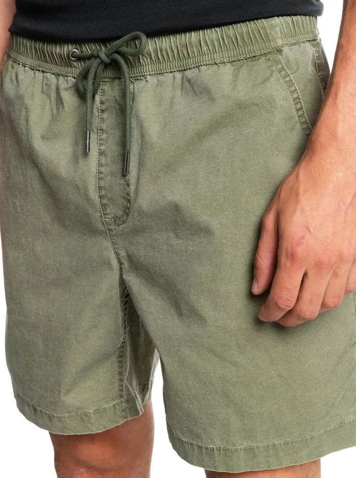 Men Quiksilver Shorts and Amphibians Taxer 17034 Elastic Waist Shorts Four Leaf Clover Men Quiksilver Shorts and Amphibians Taxer 17034 Elastic Waist Shorts Four Leaf Clover