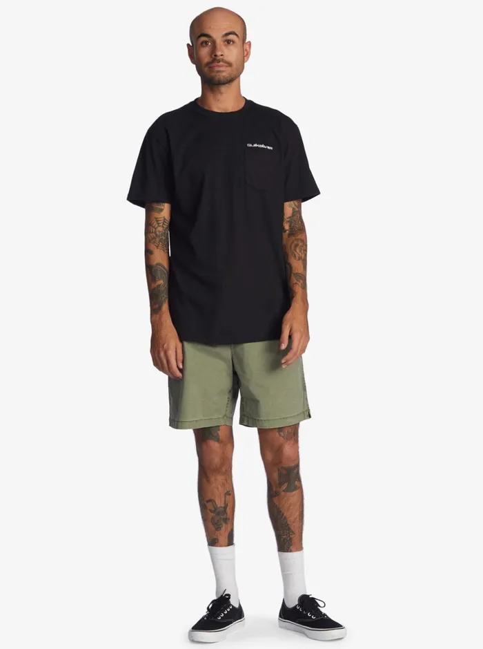Men Quiksilver Shorts and Amphibians Taxer 17034 Elastic Waist Shorts Four Leaf Clover Men Quiksilver Shorts and Amphibians Taxer 17034 Elastic Waist Shorts Four Leaf Clover