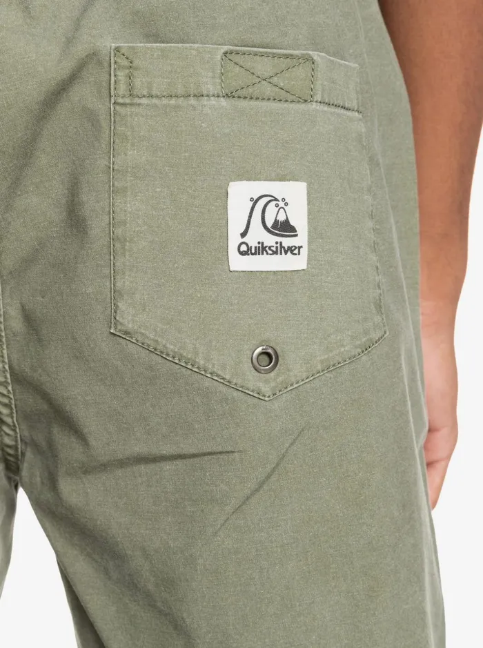 Men Quiksilver Shorts and Amphibians Taxer 17034 Elastic Waist Shorts Four Leaf Clover Men Quiksilver Shorts and Amphibians Taxer 17034 Elastic Waist Shorts Four Leaf Clover
