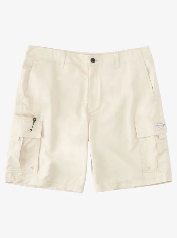 Men Quiksilver Shorts and Amphibians Waterman Maldive Atoll Cargo 20034 Shorts Brown Rice Men Quiksilver Shorts and Amphibians Waterman Maldive Atoll Cargo 20034 Shorts Brown Rice