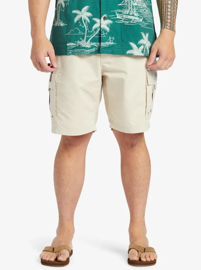 Men Quiksilver Shorts and Amphibians Waterman Maldive Atoll Cargo 20034 Shorts Brown Rice Men Quiksilver Shorts and Amphibians Waterman Maldive Atoll Cargo 20034 Shorts Brown Rice