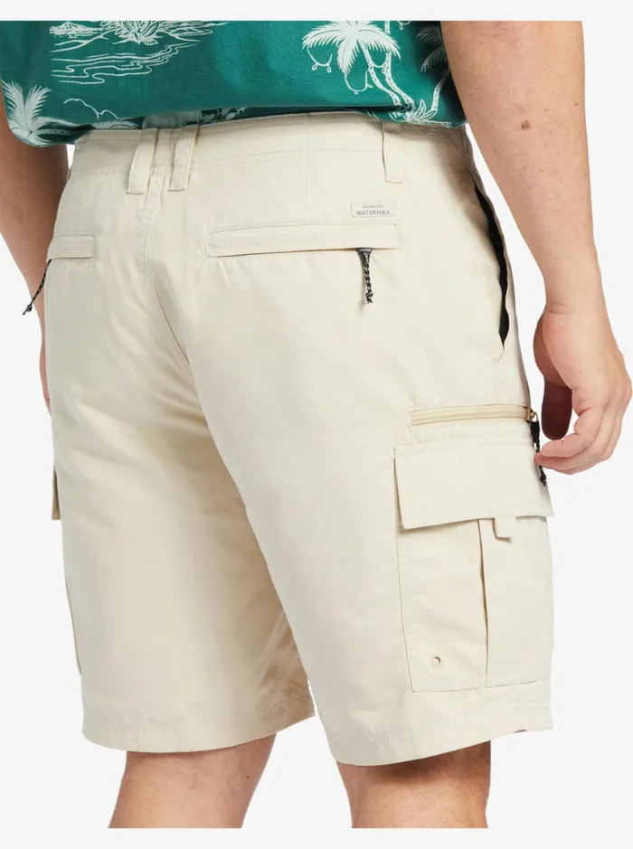 Men Quiksilver Shorts and Amphibians Waterman Maldive Atoll Cargo 20034 Shorts Brown Rice Men Quiksilver Shorts and Amphibians Waterman Maldive Atoll Cargo 20034 Shorts Brown Rice