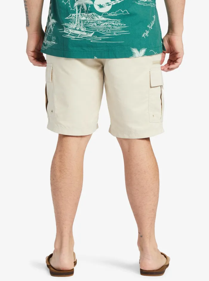 Men Quiksilver Shorts and Amphibians Waterman Maldive Atoll Cargo 20034 Shorts Brown Rice Men Quiksilver Shorts and Amphibians Waterman Maldive Atoll Cargo 20034 Shorts Brown Rice