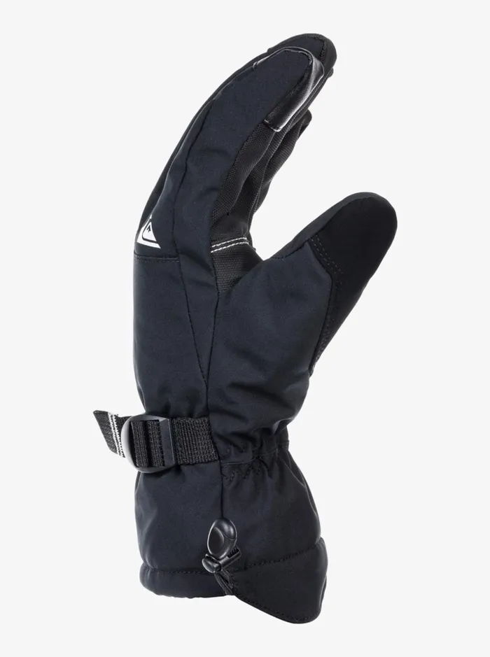 Men Quiksilver Snow Accessories Mission Insulated SkiSnowboard Gloves True Black Men Quiksilver Snow Accessories Mission Insulated SkiSnowboard Gloves True Black