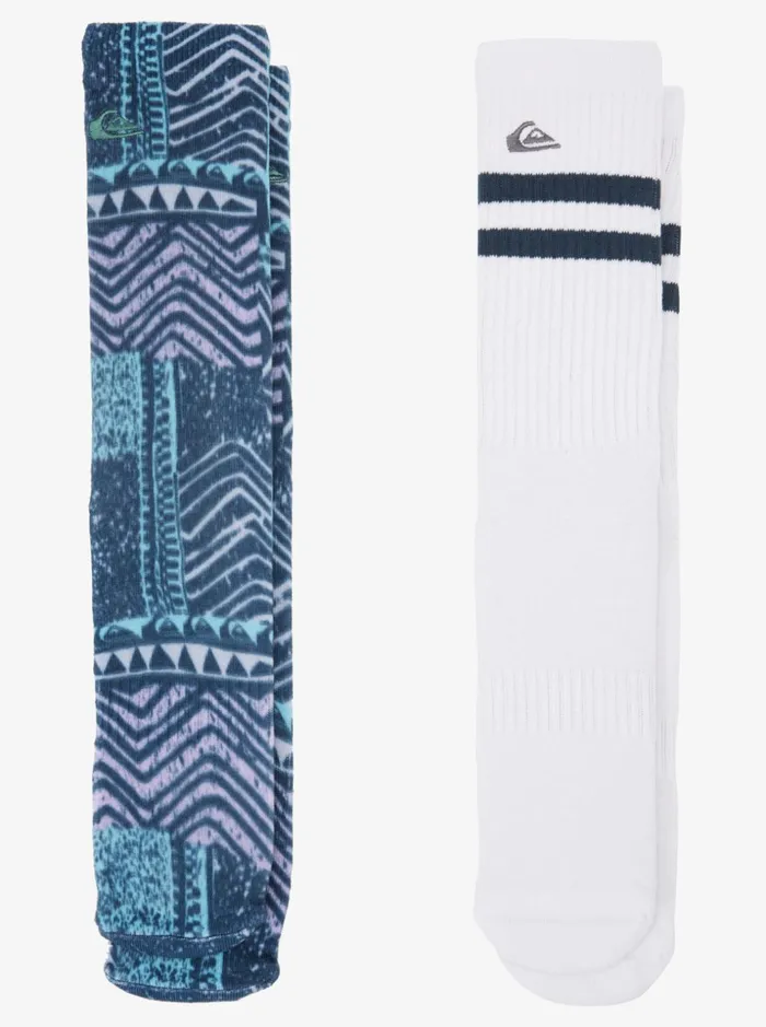 Men Quiksilver Socks and Underwear Blow Out 2 Pack Crew Socks Midnight Navy Blown Out 231 Men Quiksilver Socks and Underwear Blow Out 2 Pack Crew Socks Midnight Navy Blown Out 231
