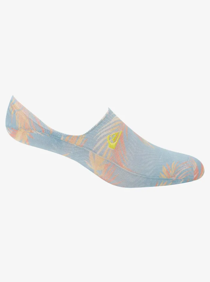 Men Quiksilver Socks and Underwear Ripped Up 3 Pack No Show Socks Sky Blue Ripped Up