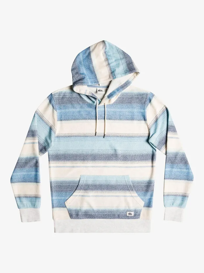 Men Quiksilver Sweatshirts and Hoodies Great Otway Hoodie Delph Blue Otway
