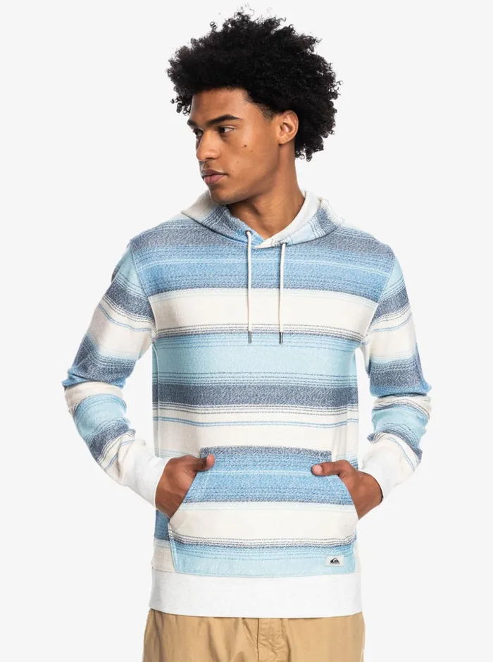 Men Quiksilver Sweatshirts and Hoodies Great Otway Hoodie Delph Blue Otway Men Quiksilver Sweatshirts and Hoodies Great Otway Hoodie Delph Blue Otway
