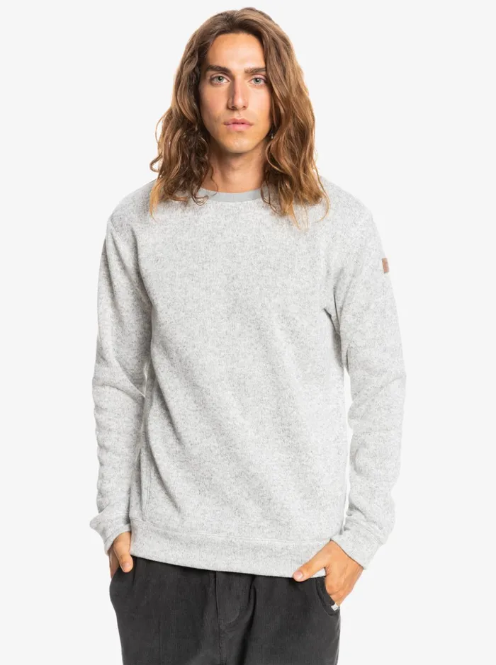Men Quiksilver Sweatshirts and Hoodies Keller Sweatshirt Light Grey Heather Men Quiksilver Sweatshirts and Hoodies Keller Sweatshirt Light Grey Heather