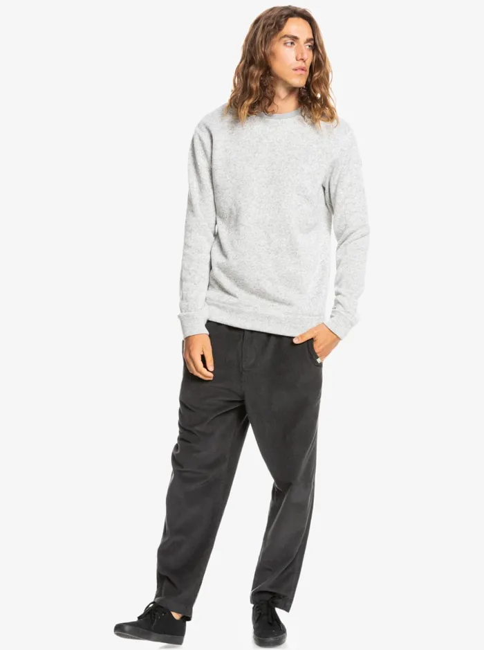 Men Quiksilver Sweatshirts and Hoodies Keller Sweatshirt Light Grey Heather Men Quiksilver Sweatshirts and Hoodies Keller Sweatshirt Light Grey Heather