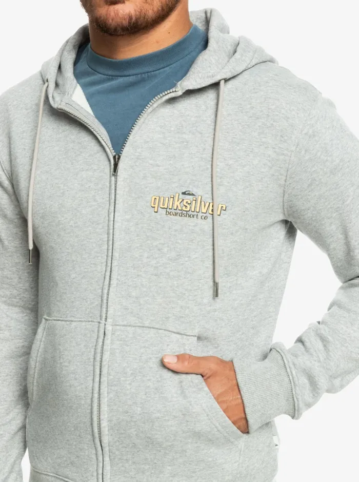 Men Quiksilver Sweatshirts and Hoodies Quik Words ZipUp Hoodie Light Grey Heather Men Quiksilver Sweatshirts and Hoodies Quik Words ZipUp Hoodie Light Grey Heather