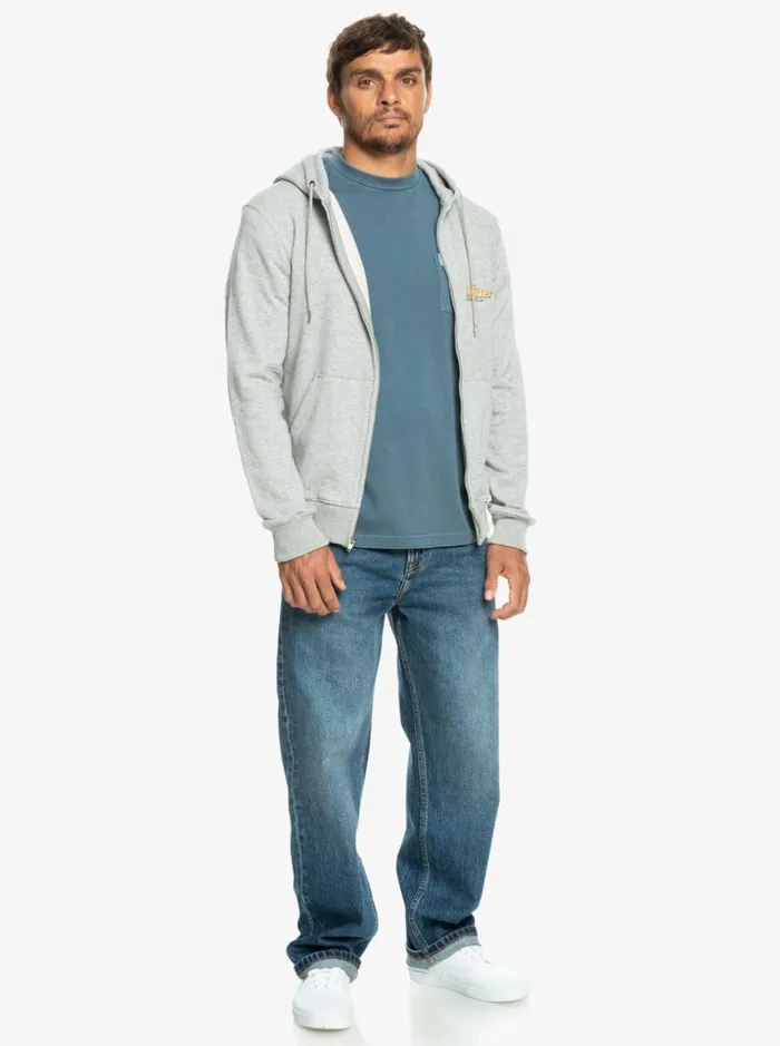 Men Quiksilver Sweatshirts and Hoodies Quik Words ZipUp Hoodie Light Grey Heather Men Quiksilver Sweatshirts and Hoodies Quik Words ZipUp Hoodie Light Grey Heather