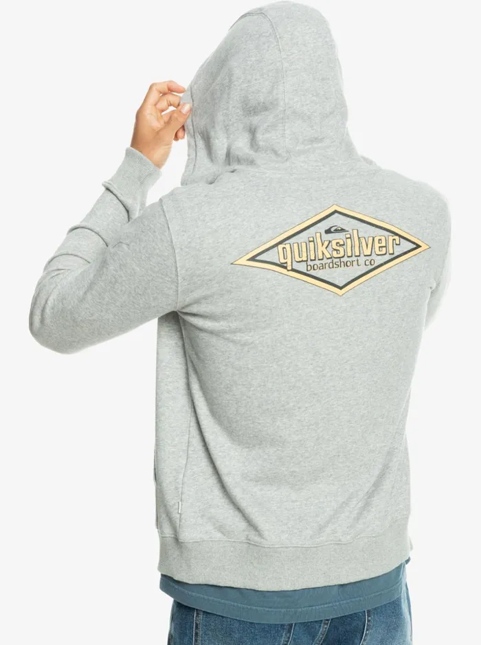 Men Quiksilver Sweatshirts and Hoodies Quik Words ZipUp Hoodie Light Grey Heather Men Quiksilver Sweatshirts and Hoodies Quik Words ZipUp Hoodie Light Grey Heather